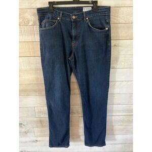 Aviator Best Travel Jeans Mens 38x30 Blue Denim Straight Stretch Usa Made